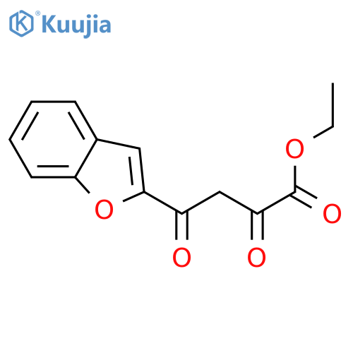 ETHYL 4-(1-BENZOFURAN-2-YL)-2,4-DIOXOBUTANOATE structure