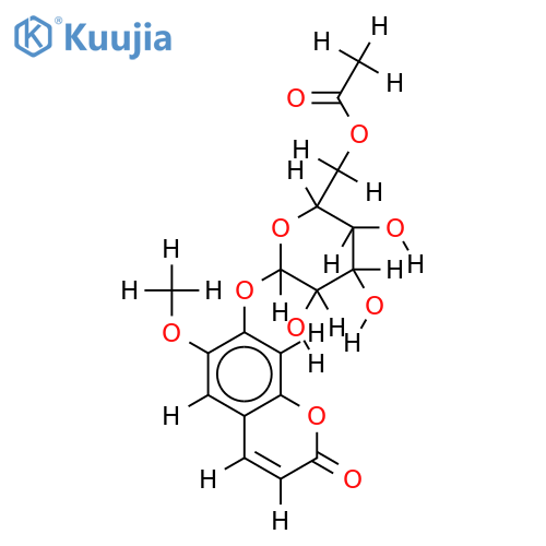 6'-O-acetylscopolin structure