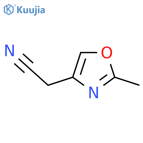 2-(2-methyl-1,3-oxazol-4-yl)acetonitrile structure