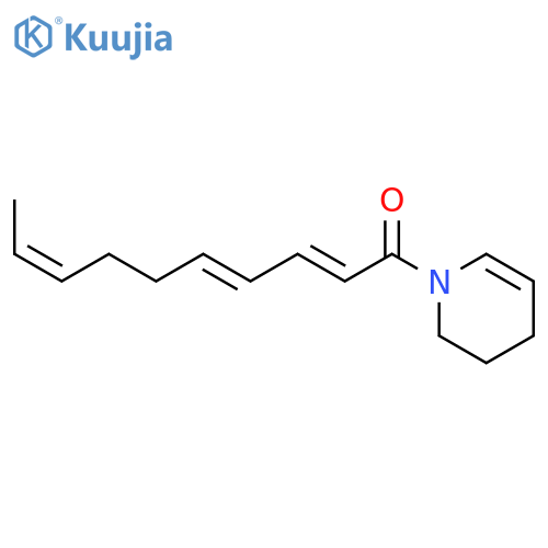 Pyridine, 1,2,3,4-tetrahydro-1-(1-oxo-2,4,8-decatrienyl)-, (E,E,Z)- (9CI) structure
