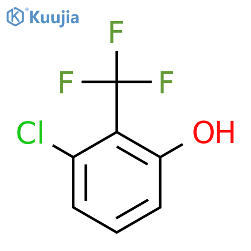 3-chloro-2-(trifluoromethyl)phenol structure