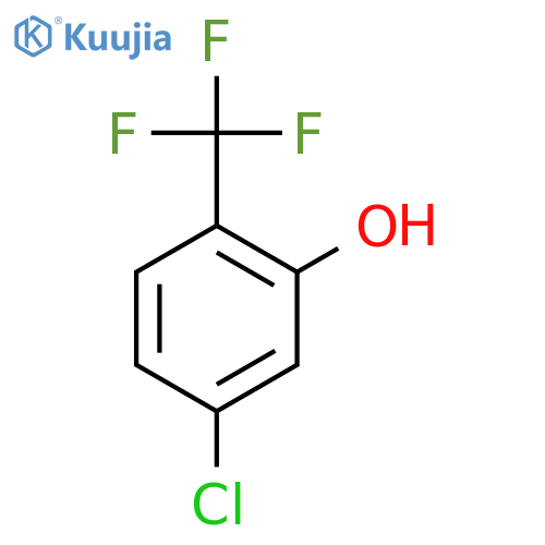 5-Chloro-2-(trifluoromethyl)phenol structure