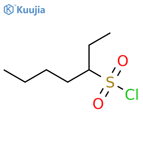 3-Heptanesulfonyl chloride structure