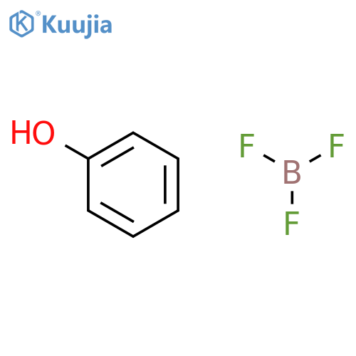 boron trifluoride-phenol complex (1:2) structure