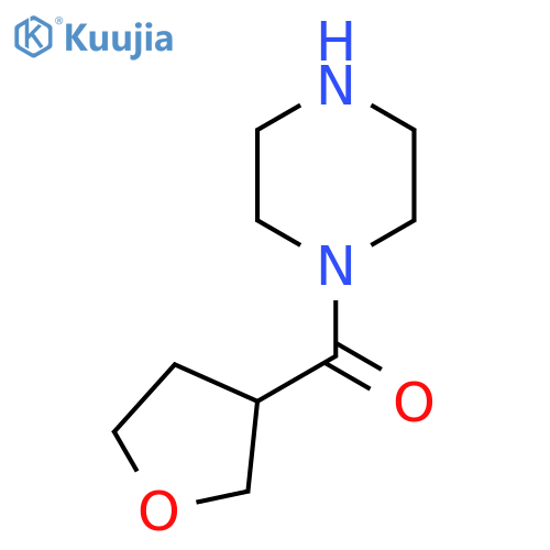 1-(oxolane-3-carbonyl)piperazine structure