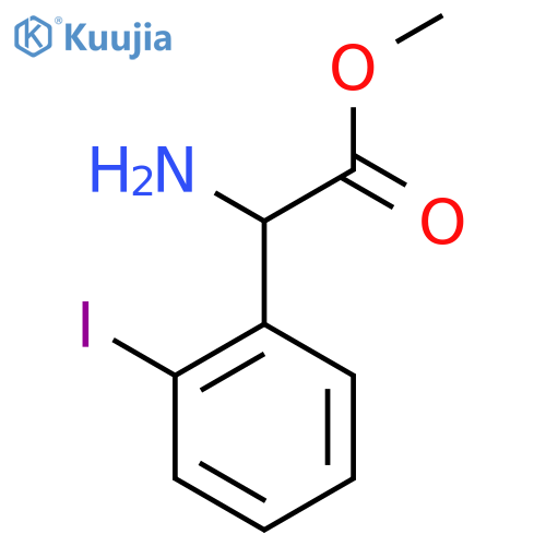 Methyl 2-amino-2-(2-iodophenyl)acetate structure