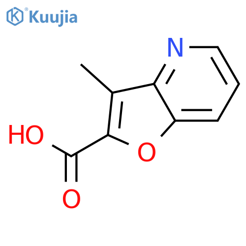 3-methyl-Furo[3,2-b]pyridine-2-carboxylic acid structure