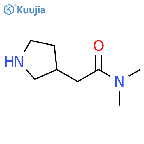 N,N-DIMETHYL-2-(3-PYRROLIDINYL)ACETAMIDE structure