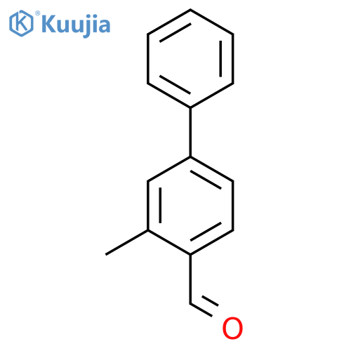 2-methyl-4-phenylbenzaldehyde structure