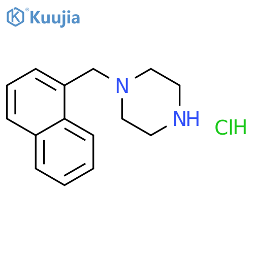 1-Naphthalen-1-ylmethyl-piperazine hydrochloride structure