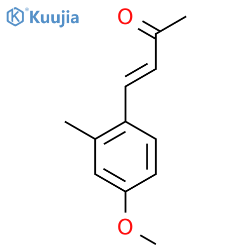 4-(4-methoxy-2-methylphenyl)but-3-en-2-one structure