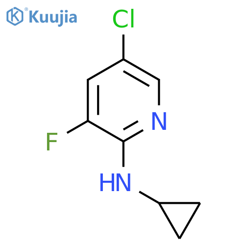 5-Chloro-N-cyclopropyl-3-fluoropyridin-2-amine structure