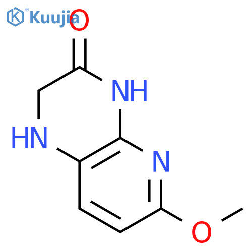 1,4-dihydro-6-methoxy-Pyrido[2,3-b]pyrazin-3(2H)-one structure
