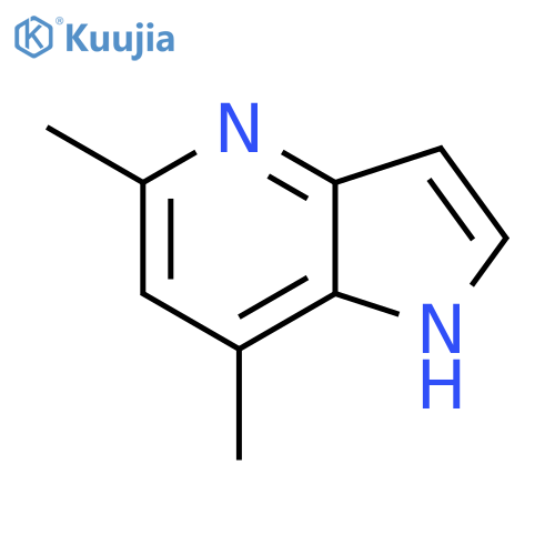 1H-Pyrrolo[3,2-b]pyridine,5,7-dimethyl- structure