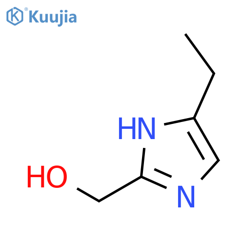 (5-ethyl-1H-imidazol-2-yl)methanol structure