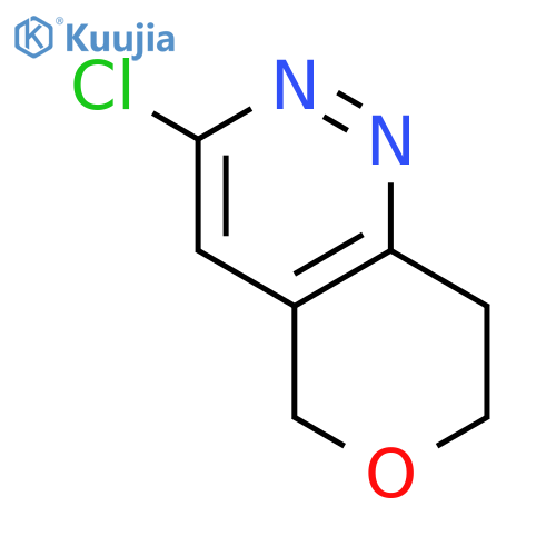 3-chloro-5H,7H,8H-pyrano[4,3-c]pyridazine structure