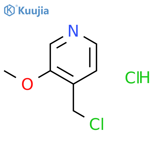 4-(chloromethyl)-3-methoxy-Pyridine hydrochloride structure