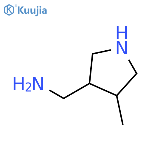 (4-Methylpyrrolidin-3-yl)methanamine structure