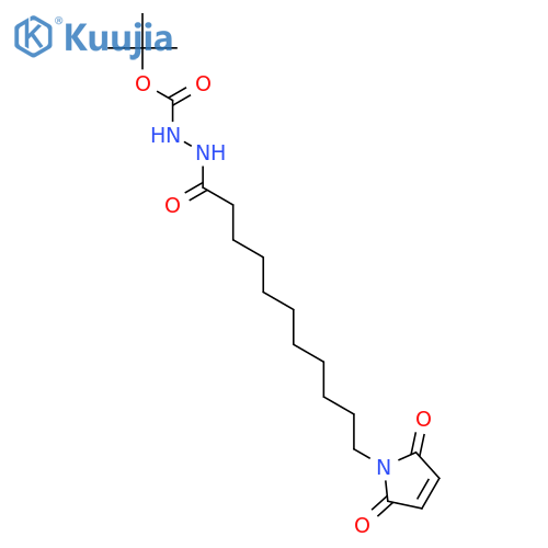 11-Maleimidoundecane-1-carbonyl-1-(t-butyl)carbazate structure