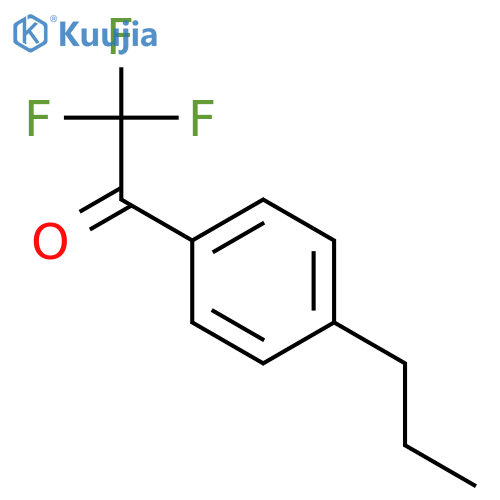 Ethanone,2,2,2-trifluoro-1-(4-propylphenyl)- structure