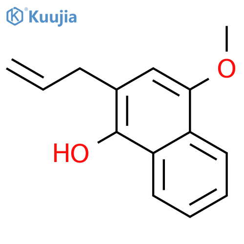 1-Naphthalenol, 4-methoxy-2-(2-propenyl)- structure