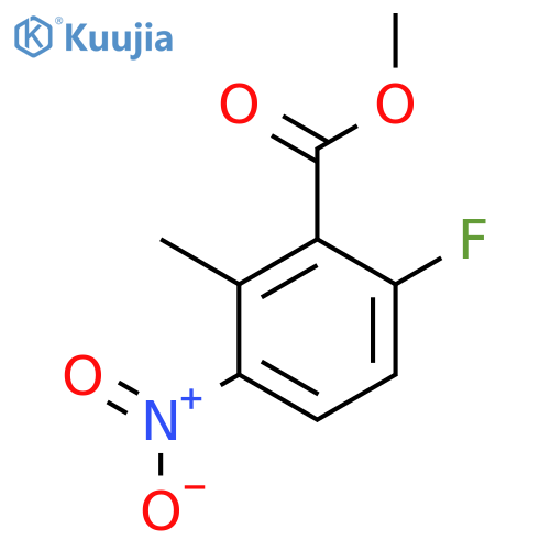 Methyl 6-fluoro-2-methyl-3-nitrobenzoate structure