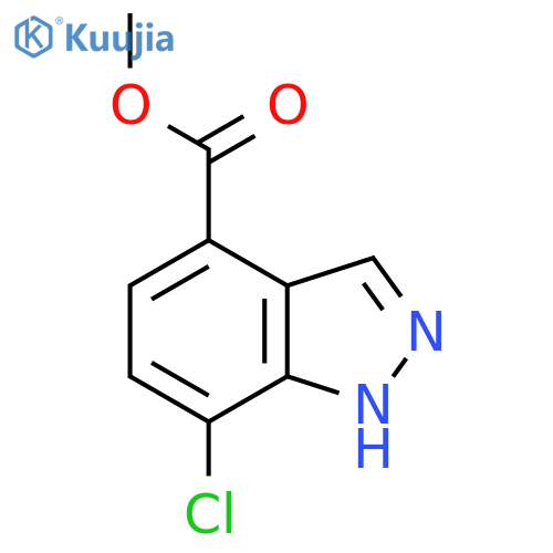Methyl 7-chloro-1H-indazole-4-carboxylate structure