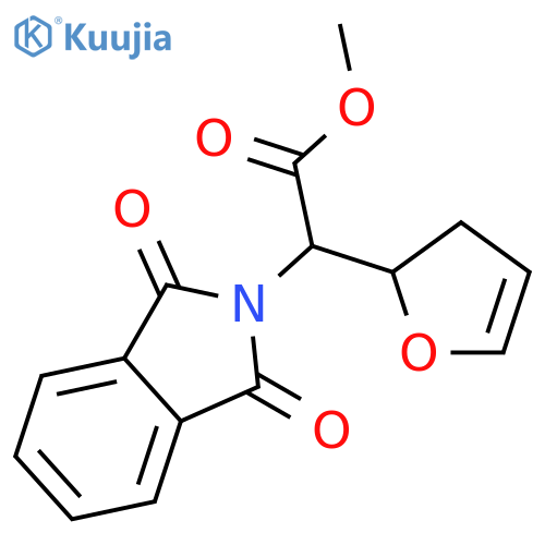 threo-Hex-5-enonic acid, 3,6-anhydro-2,4,5-trideoxy-2-(1,3-dihydro-1,3-dioxo-2H-isoindol-2-yl)-, methyl ester structure