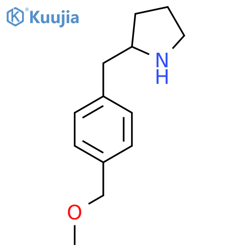 2-{4-(methoxymethyl)phenylmethyl}pyrrolidine structure