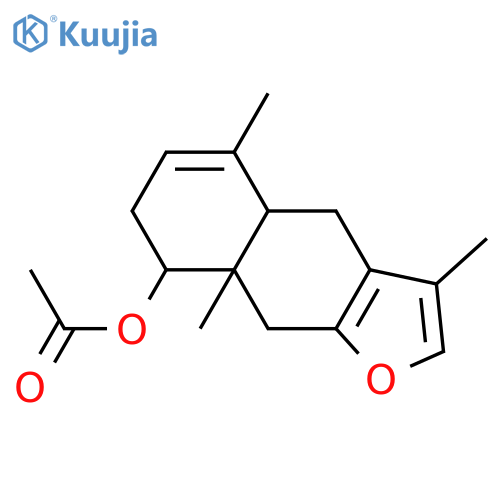 Naphtho[2,3-b]furan-8-ol,4,4a,7,8,8a,9-hexahydro-3,5,8a-trimethyl-, 8-acetate, (4aS,8R,8aR)- structure