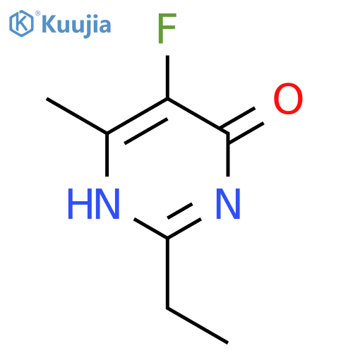 4(1H)-PYRIMIDINONE, 2-ETHYL-5-FLUORO-6-METHYL- structure