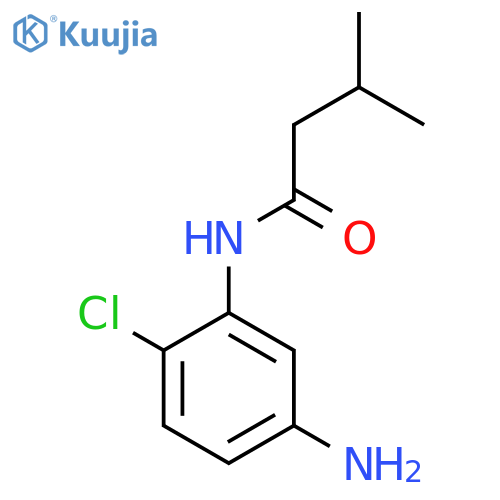 N-(5-Amino-2-chlorophenyl)-3-methylbutanamide structure