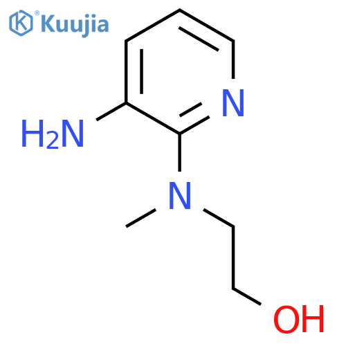 2-[(3-Amino-2-pyridinyl)(methyl)amino]-1-ethanol structure