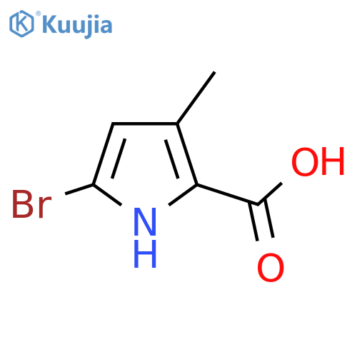 5-Bromo-3-methyl-1H-pyrrole-2-carboxylic acid structure