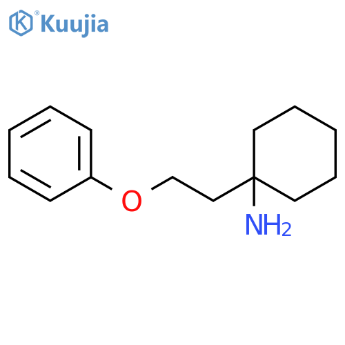 1-(2-phenoxyethyl)cyclohexan-1-amine structure