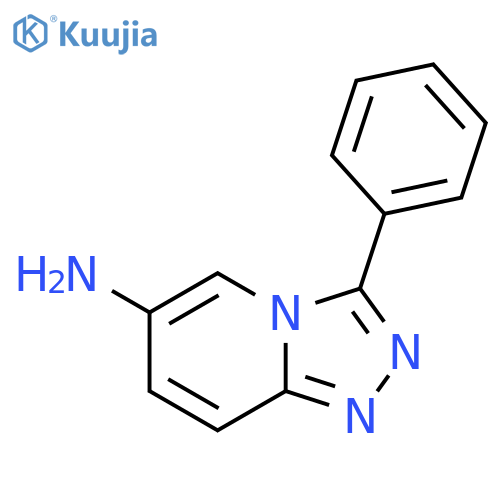 3-Phenyl-1,2,4triazolo4,3-apyridin-6-amine structure