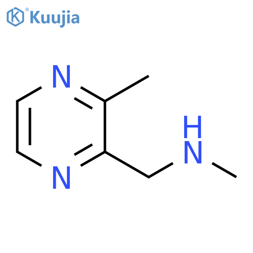 methyl(3-methylpyrazin-2-yl)methylamine structure