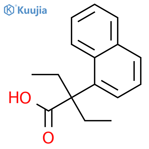 2-Ethyl-2-(naphthalen-1-yl)butanoic acid structure