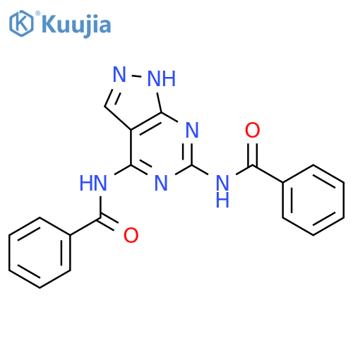 Benzamide,N,N'-1H-pyrazolo[3,4-d]pyrimidine-4,6-diylbis- (9CI) structure