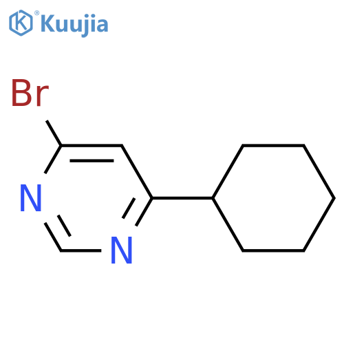 4-Bromo-6-cyclohexylpyrimidine structure