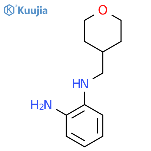 N1-[(Oxan-4-yl)methyl]benzene-1,2-diamine structure