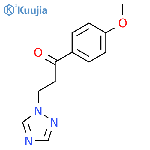 1-(4-Methoxyphenyl)-3-(1H-1,2,4-triazol-1-yl)propan-1-one structure