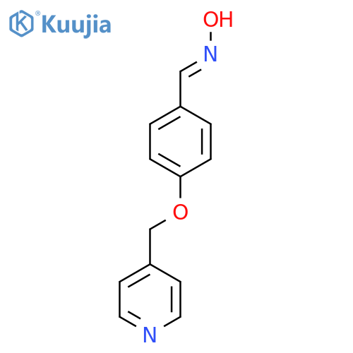 N-{4-(Pyridin-4-ylmethoxy)phenylmethylidene}hydroxylamine structure