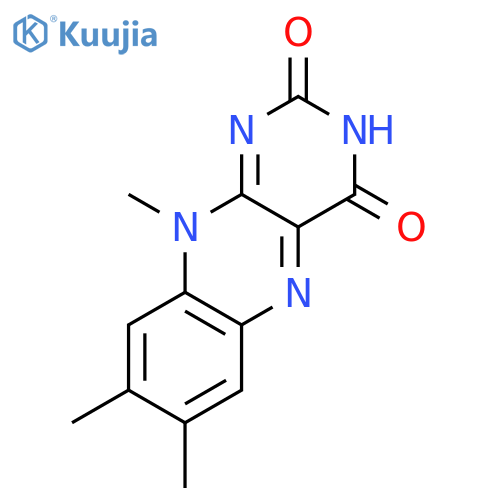 Lumiflavin structure