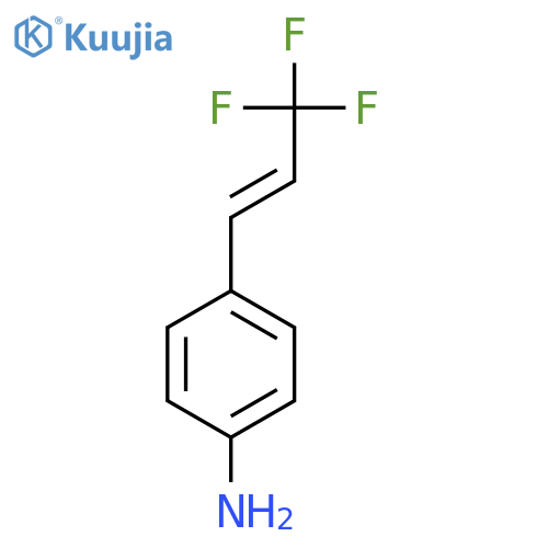 4-[(E)-3,3,3-Trifluoroprop-1-enyl]aniline structure