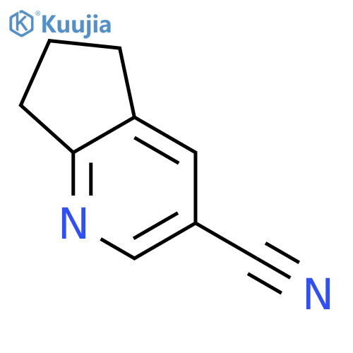6,7-dihydro-5H-Cyclopenta[b]pyridine-3-carbonitrile structure