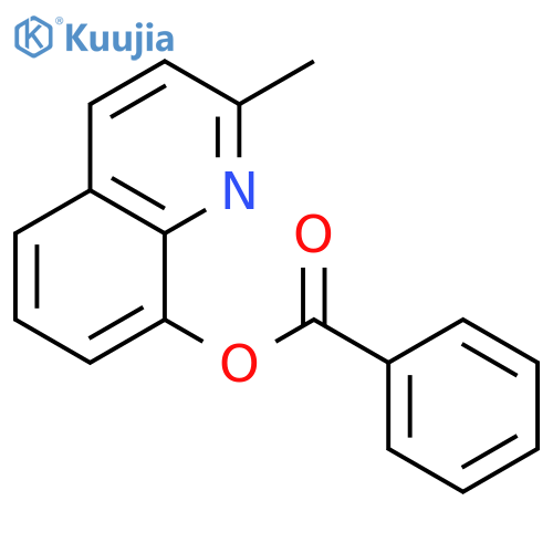 2-Methylquinolin-8-yl benzoate structure