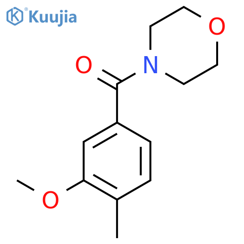 (3-Methoxy-4-methylphenyl)-morpholin-4-ylmethanone structure