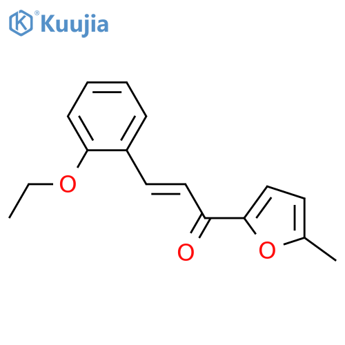 (E)-3-(2-ethoxyphenyl)-1-(5-methylfuran-2-yl)prop-2-en-1-one structure