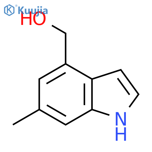 1H-Indole-4-methanol, 6-methyl- structure